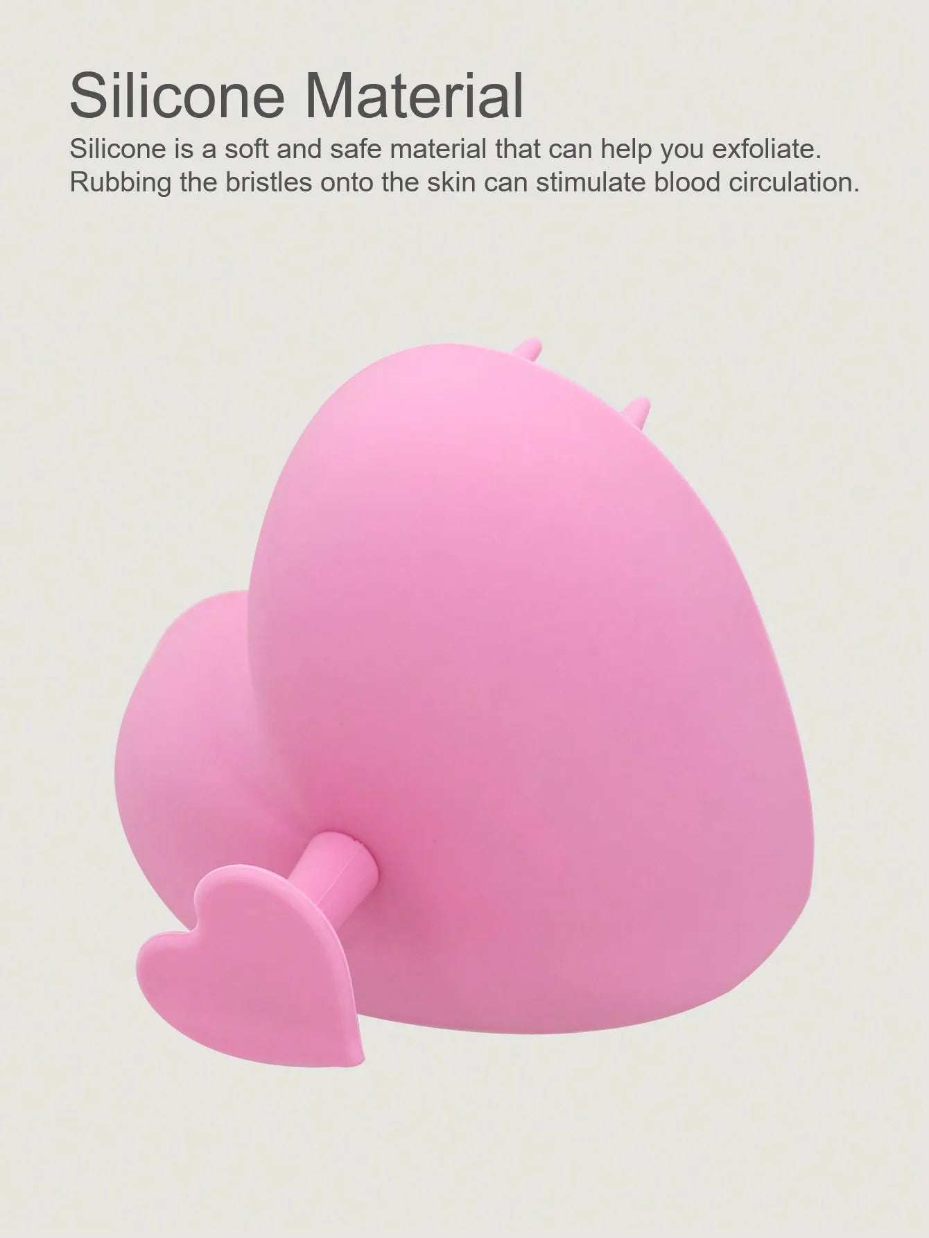 Heart-shaped Silicone Scalp Massager Shampoo Brush Soft Bristles Wet Dry Scalp Brush Wash Clean Care Hair Root Hair Shower Tools